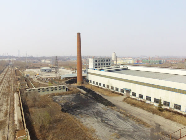 萬榮煙囪爆破現(xiàn)場